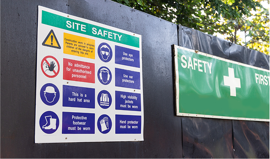 OHS signage and compliance