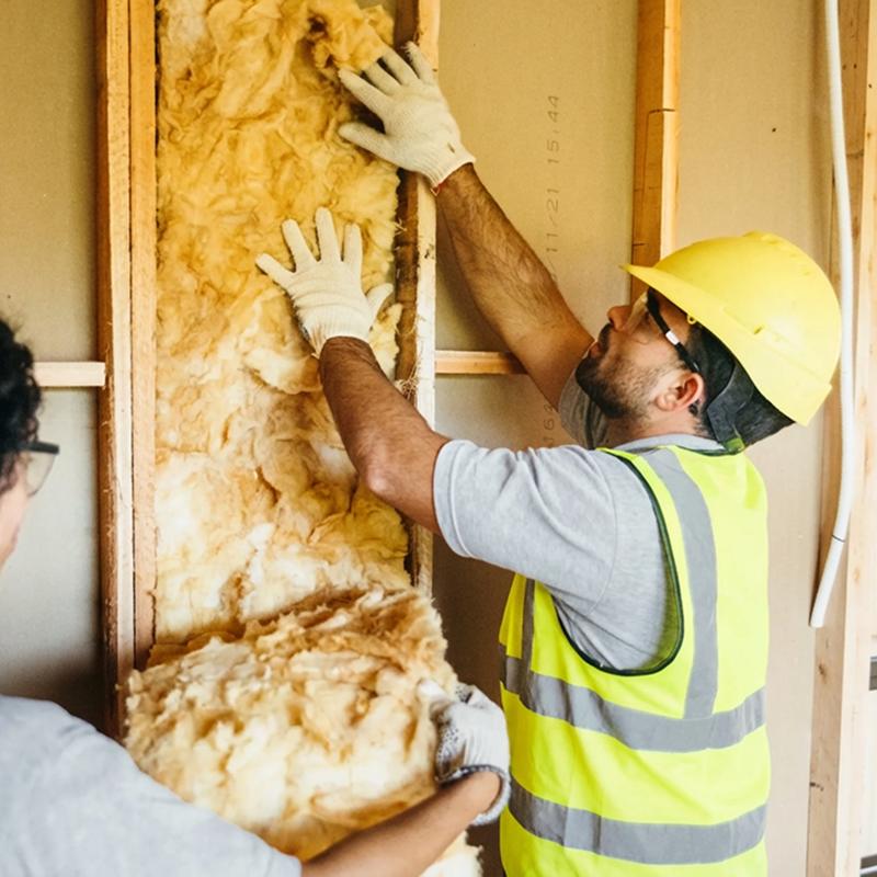 Repair and replace damaged insulation